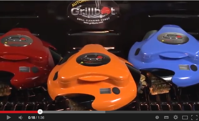 Grillbot: il robot che pulisce il barbecue Grillbot: il robot che pulisce il barbecue