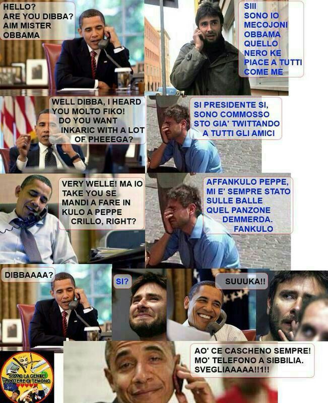 Se anche Obama sfotte i grillini Se anche Obama sfotte i grillini