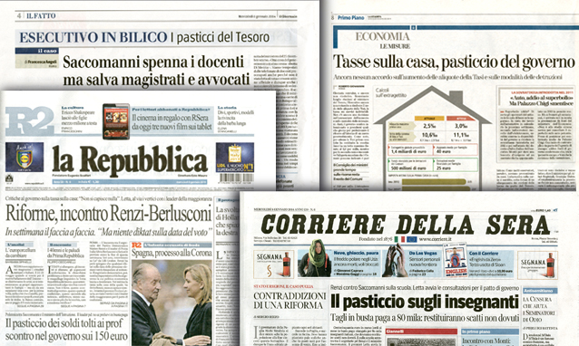 Quattro pasticci del Governo Letta