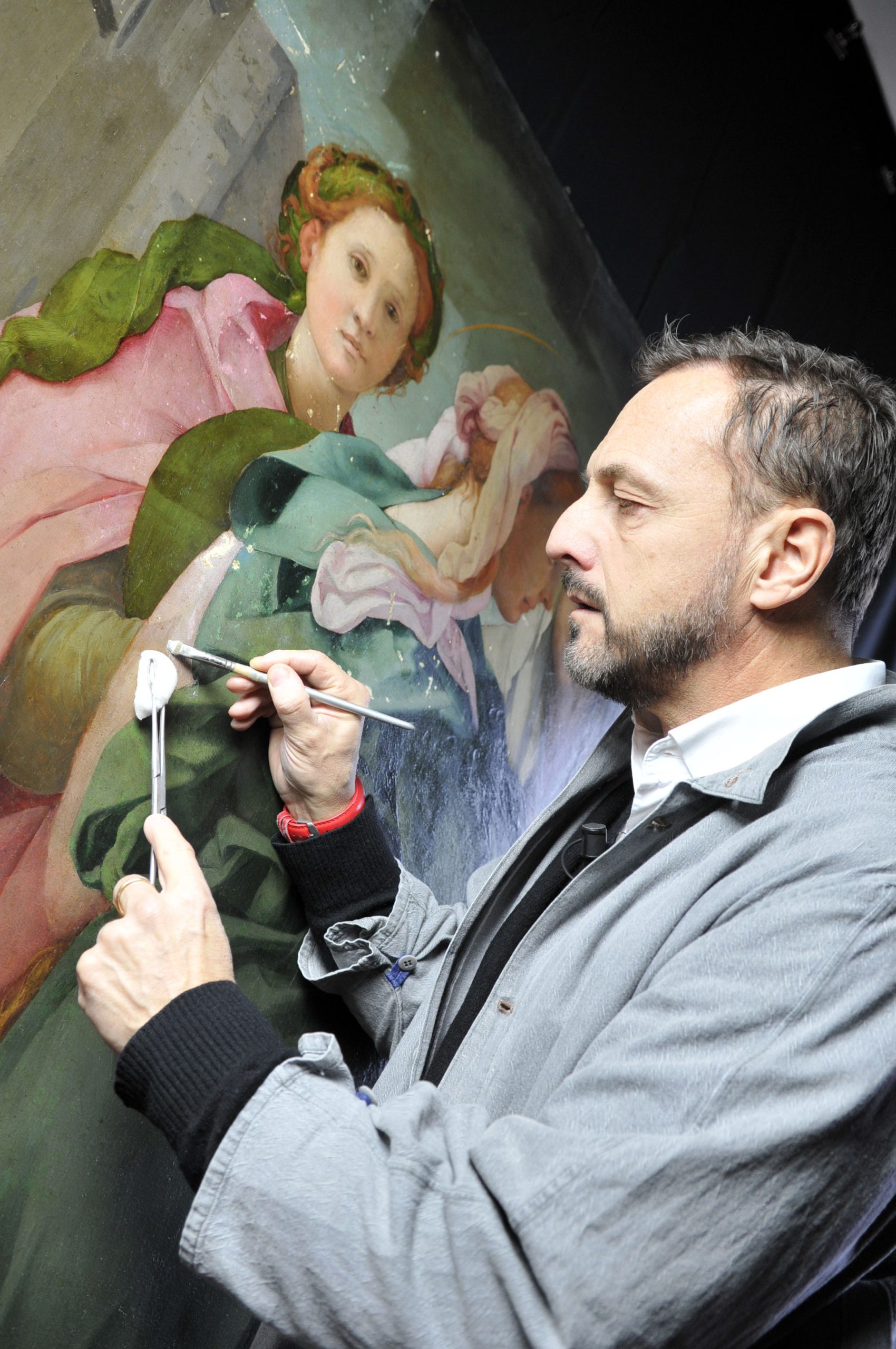 Le opere di Pontormo: il restauro della Visitazione di Carmignano