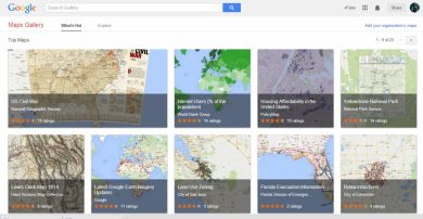 Google Maps Gallery, ogni genere di mappa interattiva