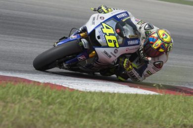 Valentino Rossi primo nei test a Sepang