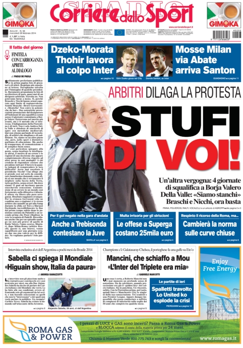 RASSEGNA – Bufera arbitri RASSEGNA – Bufera arbitri