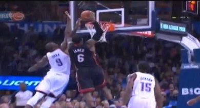 LeBron James: 33 punti e naso ko