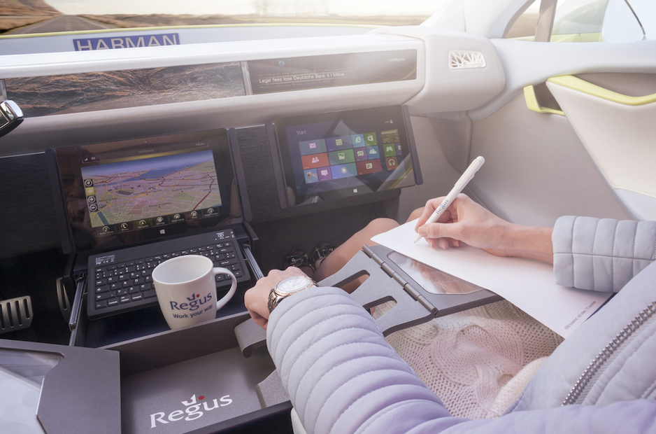 Così l’auto che si guida da sola diventa un ufficio a quattro ruote