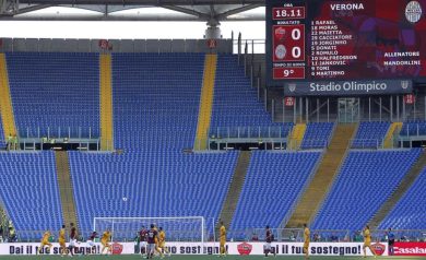 Niente sconto: Roma senza curve contro Samp e Inter