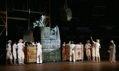 L’Aida de La Fura dels Baus, dall’Arena di Verona al cinema – Video