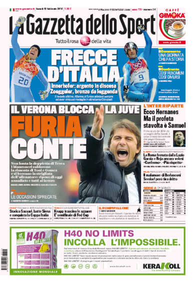 RASSEGNA – La punizione di Conte