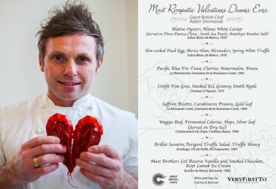 San Valentino, la cena più “salata” al mondo