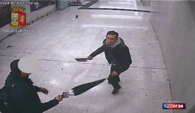 Aggressione con una mannaia a Milano
