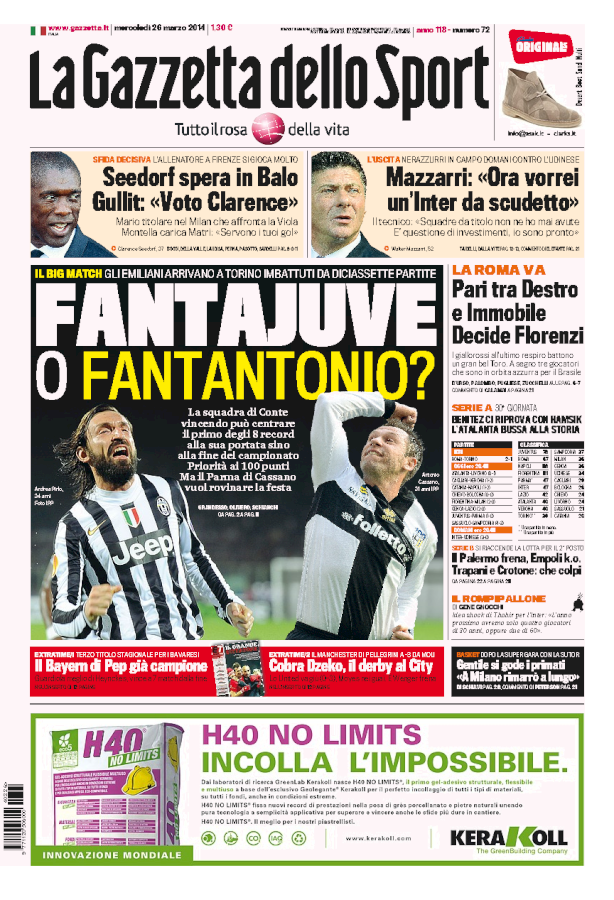 RASSEGNA – Mercoledì da leoni RASSEGNA – Mercoledì da leoni