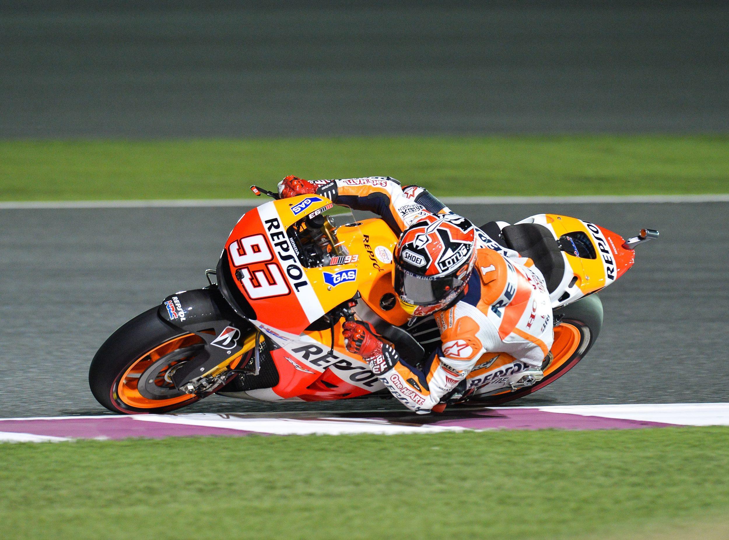 MotoGp: Qatar – vince Marquez, Rossi secondo