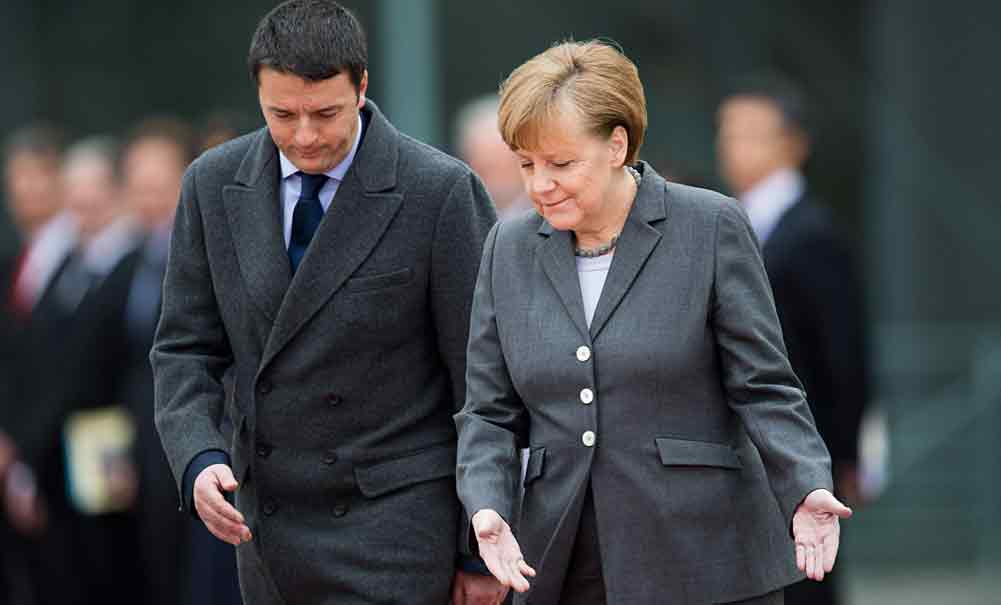 Merkel, Renzi e i compiti a casa Merkel, Renzi e i compiti a casa