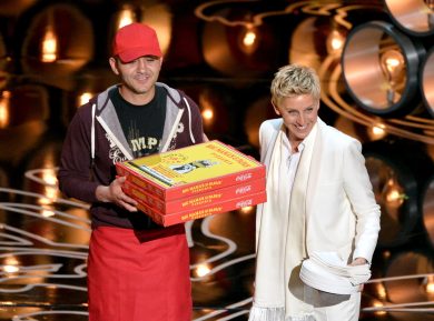 Mancia di 1.000 dollari per il “Pizza guy” degli Oscar