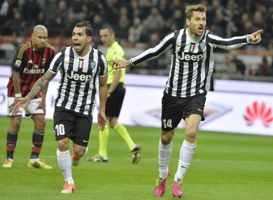 Il Milan lotta ma vince la Juventus