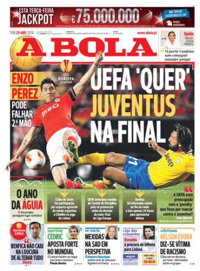 Veleno Benfica: “L’Uefa vuole la Juve in finale”