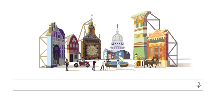 Cinecittà: un doodle per i 77 anni Cinecittà: un doodle per i 77 anni
