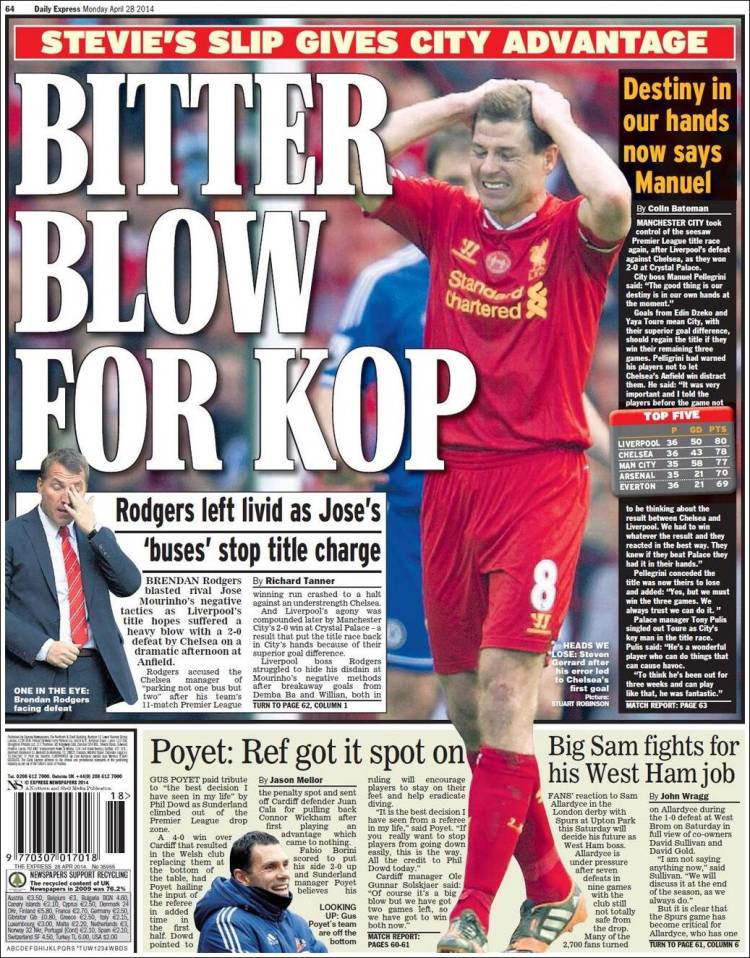 Il dramma di Gerrard. Liverpool, addio Premier? Il dramma di Gerrard. Liverpool, addio Premier?