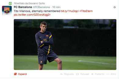 E’ morto Tito Vilanova