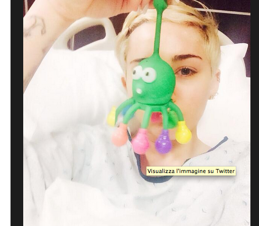 Miley Cyrus ricoverata in ospedale Miley Cyrus ricoverata in ospedale