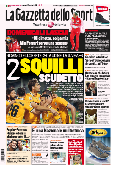RASSEGNA – Scacco matto Juve