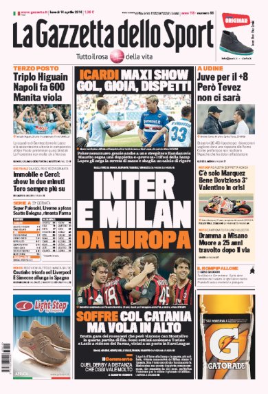 RASSEGNA – La grande volata
