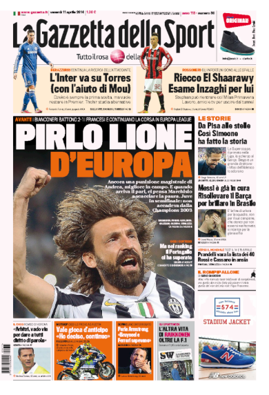 RASSEGNA – La magia di Pirlo