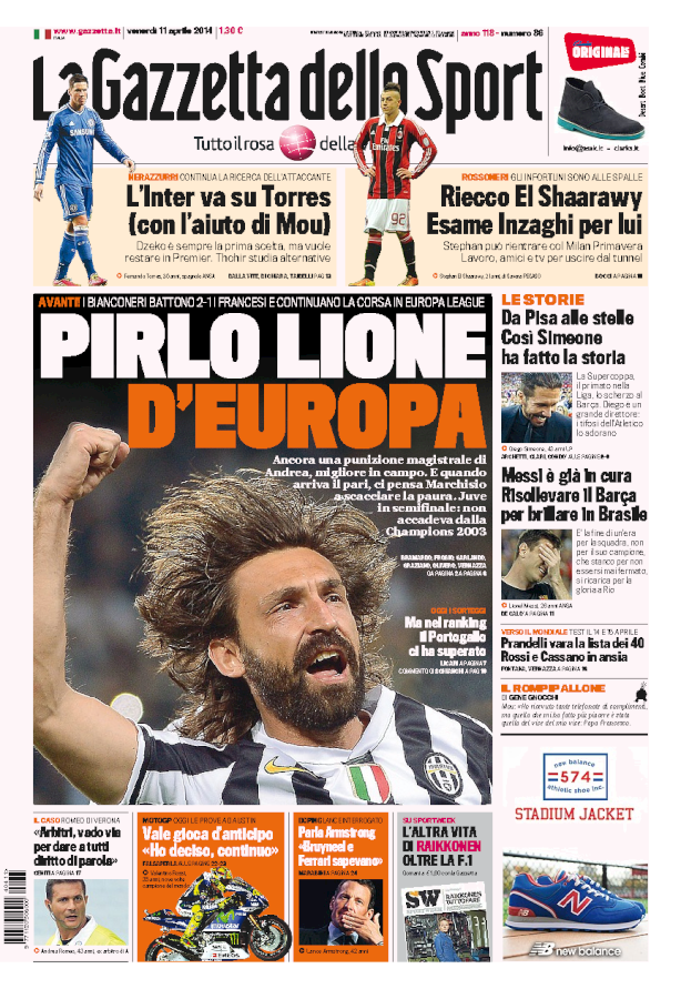 RASSEGNA – La magia di Pirlo RASSEGNA – La magia di Pirlo