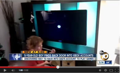 A 5 anni vìola il sistema di sicurezza parental di Microsoft