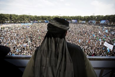 La campagna elettorale in Afghanistan e altre foto del giorno, 01.04.2014