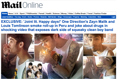 One Direction bad guys come Justin Bieber?