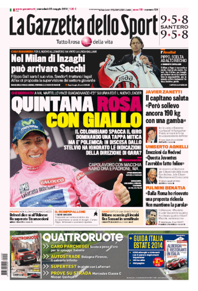 RASSEGNA – Giro in giallo