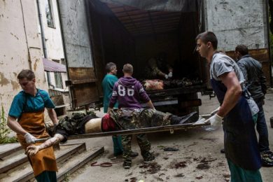 Ucraina: Donetsk in fiamme