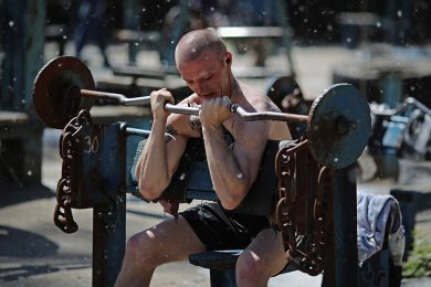 Kachalka, la palestra all’aria aperta di Kiev