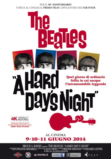 “A Hard Day’s Night”: il film dei Beatles compie 50 anni e torna al cinema