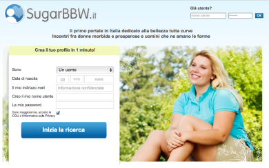SugarBBW.it, il portale per chi ama le forme generose