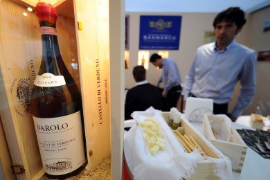 Barolo wine at auction