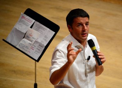 Matteo Renzi, English and Investments