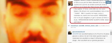 Clamoroso Balotelli: “Forse non sono italiano. Negri sono migliori”