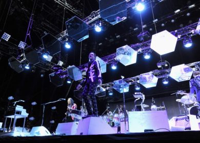 Gli Arcade Fire nel castello di Villafranca di Verona