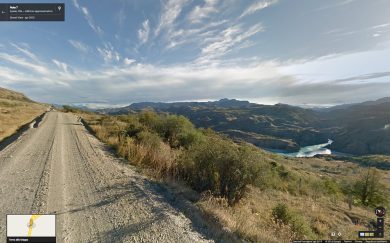 Google Street View lungo la Carretera Austral, in Cile