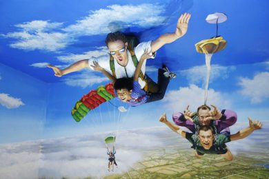 Al museo delle illusioni ottiche di Singapore