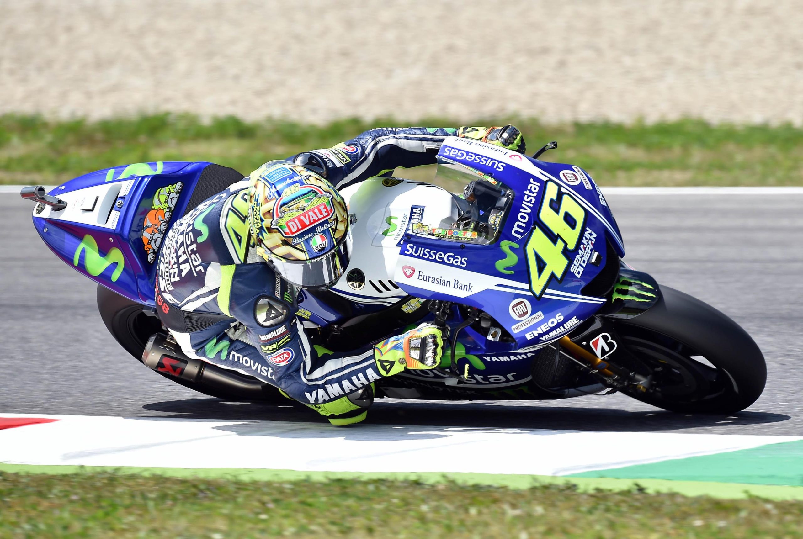 Valentino Rossi terzo al Mugello, senza rimpianti Valentino Rossi terzo al Mugello, senza rimpianti