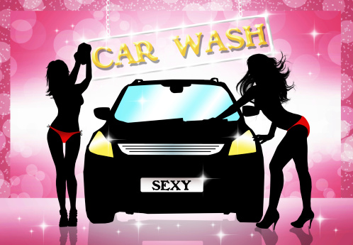 Apre il sexy car wash..all’italiana. Ed è polemica Apre il sexy car wash..all’italiana. Ed è polemica