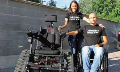 L’alpino ferito che scalerà il Monte Rosa