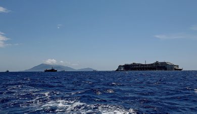 Costa Concordia: il viaggio in tempo reale
