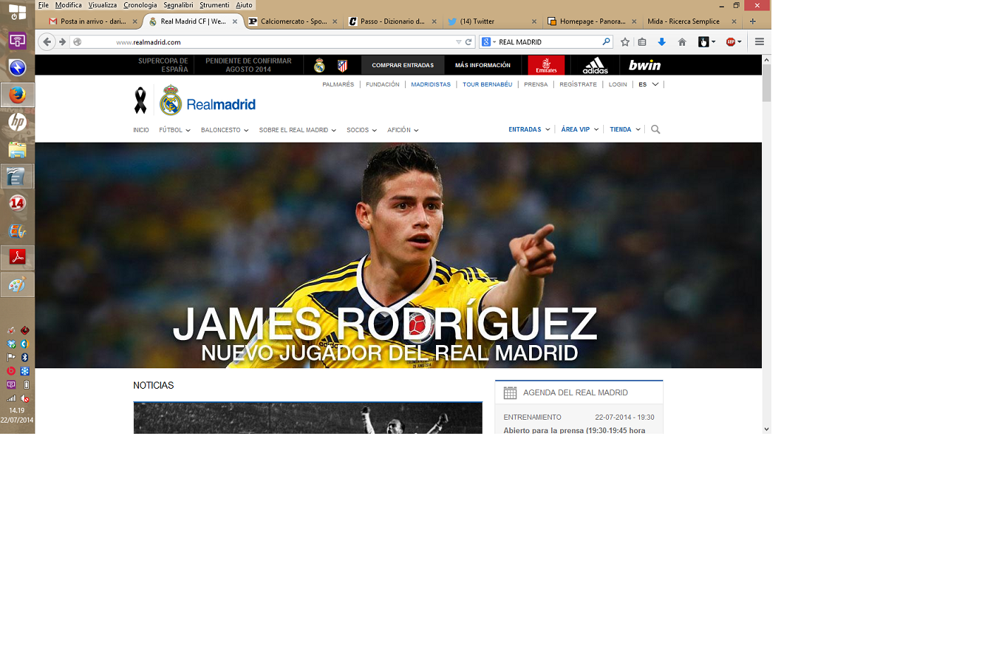 Ufficiale: Rodriguez al Real Madrid Ufficiale: Rodriguez al Real Madrid