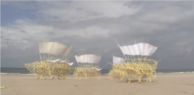 Le sculture cinetiche di Theo Jansen