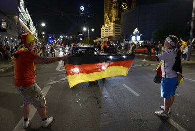 Berlino pazza di gioia per la Germania campione