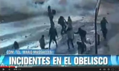 Dopo il k.o., notte di violenza a Buenos Aires